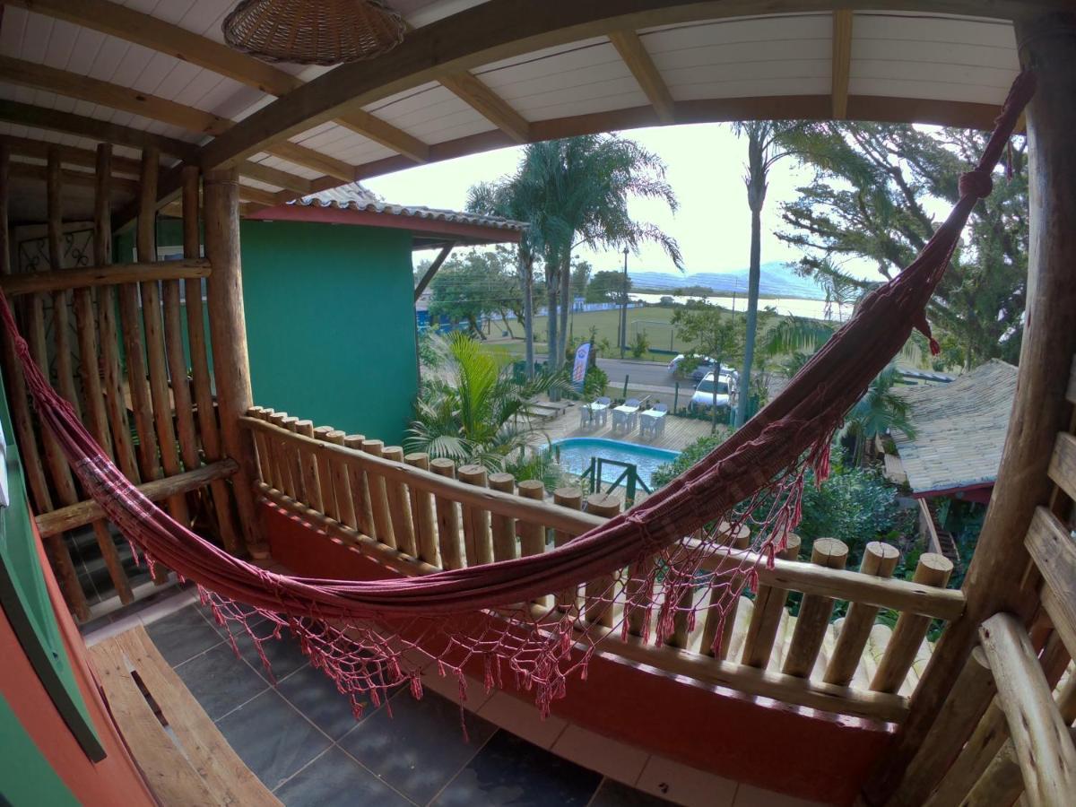 Pousada Canoa Azul Na Praia Da Ferrugem Garopaba Extérieur photo